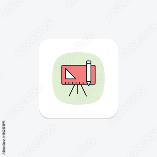 Drawing Board, vector, pixel perfect, illustrator file