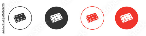 Halva icon. Black style vector icons. Isolated sign symbol