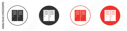 Locker icon vector, Symbol, logo illustrations