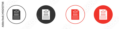 Policy icon. Black style vector icons. Isolated sign symbol