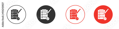 Requirements icon. Black style vector icons. Isolated sign symbol