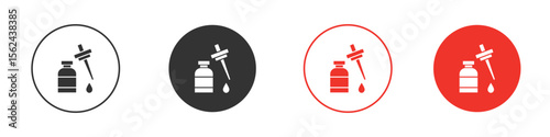 Serum icon vector, Symbol, logo illustrations