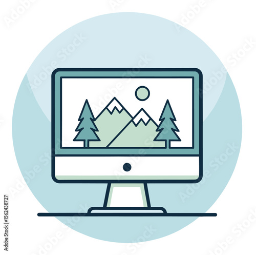computer monitor icon