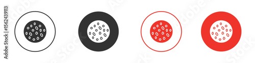 Thalassaemia icon. Black style vector icons. Isolated sign symbol