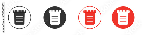 Urine test icon. Black style vector icons. Isolated sign symbol