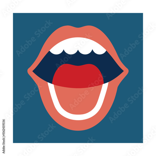 Open Mouth Tongue