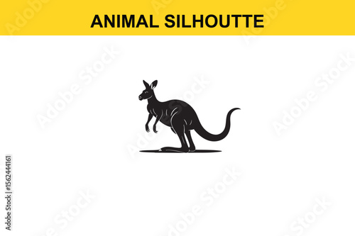 Kangaroo vector editable changeable