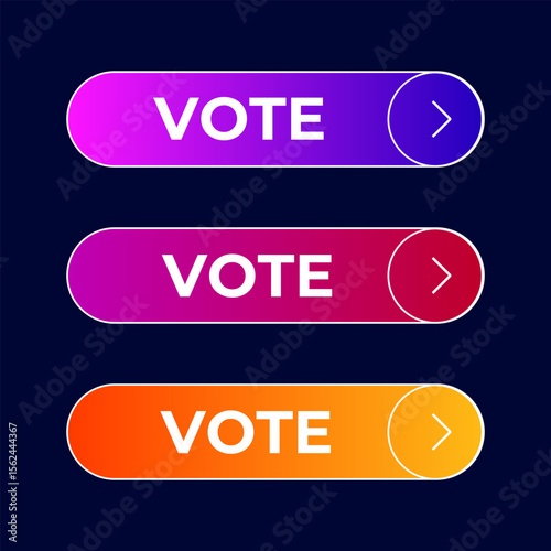 button Vote gradient set vector
Vector set gradient button