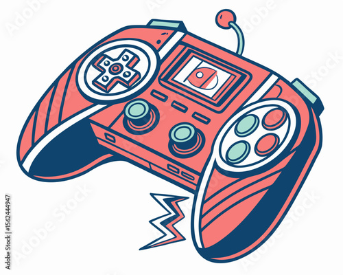 Futuristic shape elements commonly found in science fiction and cyberpunk settings, such as those in HUD and GUI, also resonate with retrofuturism and vaporwave abstract concepts