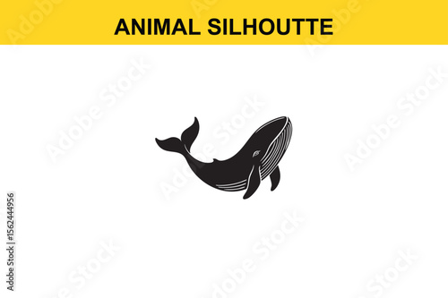 Whale vector editable changeable