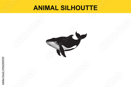 Whale vector editable changeable