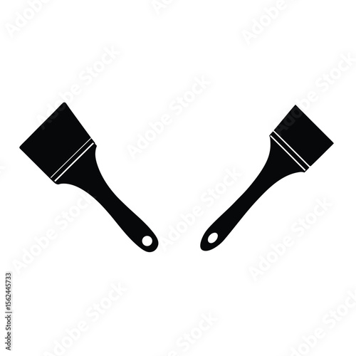paint brush vector illustration