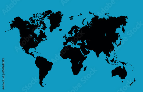 International Borders Digital Map