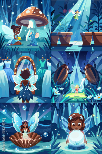 Fairy tale characters, fairy adventures