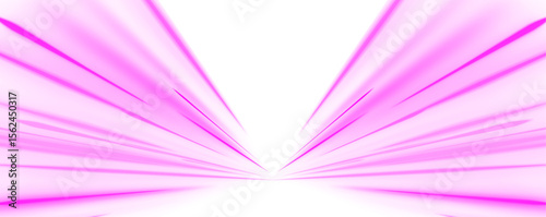 Neon stripes in the form of drill, turns and swirl. Illustration of high speed concept. Image of speed motion on the road. Abstract background png in blue and purple neon glow colors.	