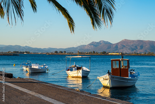 Boote im Hafen von Nauplia