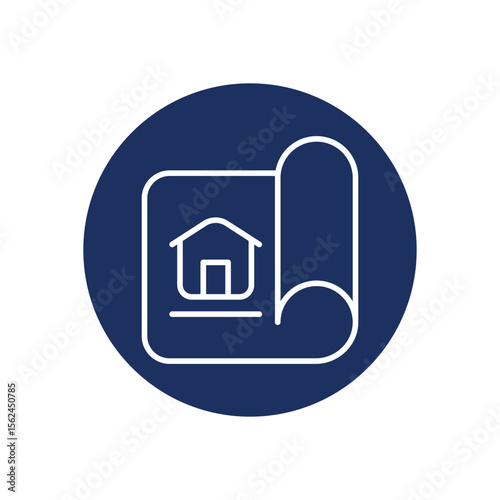 Blueprint icon vector