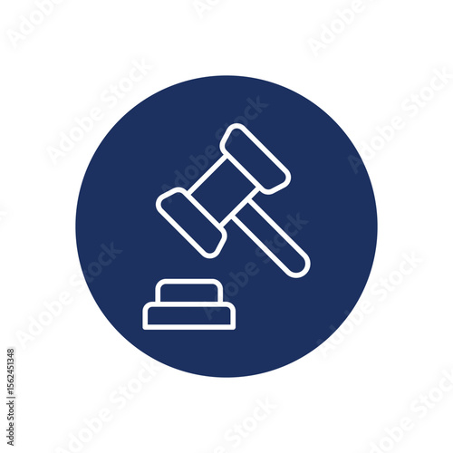 Real Estate Law icon vector