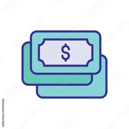 Money icon vector