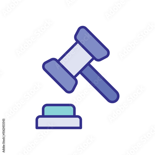 Real Estate Law icon vector