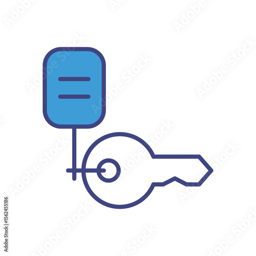 Key icon vector