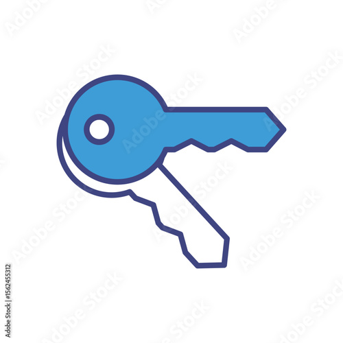 House Key icon vector