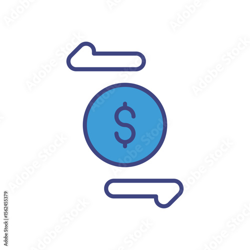 Transactions icon vector