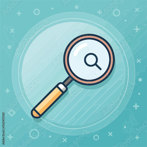 vector magnifying glass
