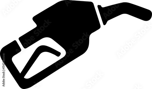 Petrol pump fuel or gas station icon