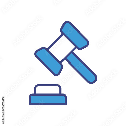 Real Estate Law icon vector