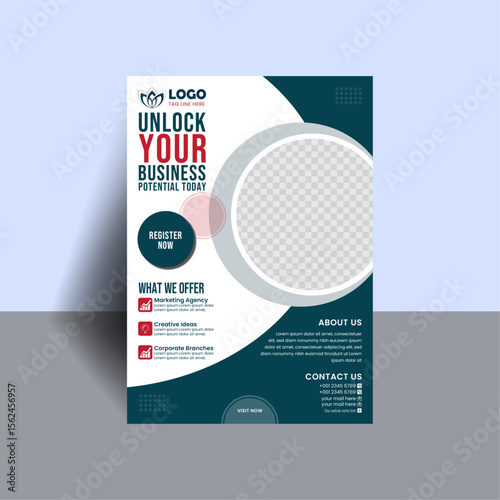 Corporate business flyer template design set,A4 Flyers Template & Creative Flyer Layout design