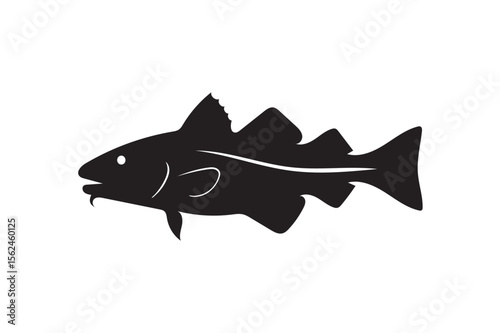 Cod fish silhouette