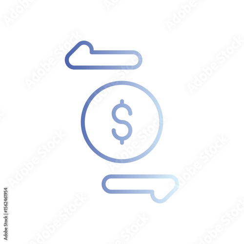 Transactions icon vector