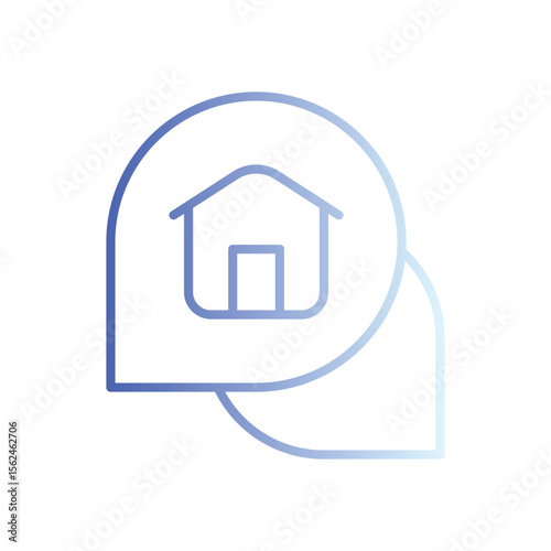 Chat icon vector