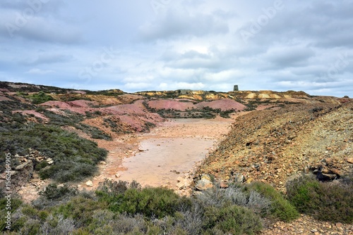 Fotografie Pary's Mountain copper mine settlement pond