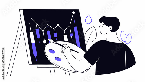 candle making on board by artist