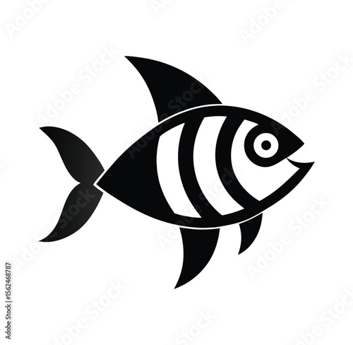 fish icon silhouettes vector arts illustrator