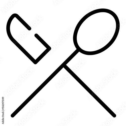 Local Dining Restaurant Food Line Icon