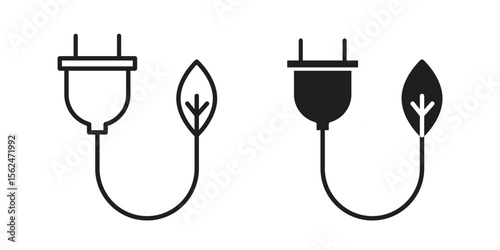 Biomass energy icon Black and White Vector Graphic