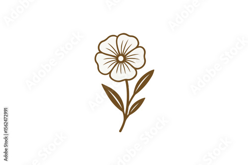 Linseed vector on white background.01