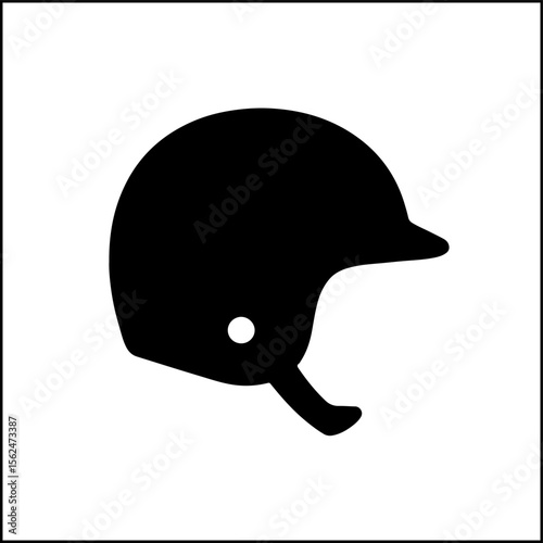 Helmet silhouette icon