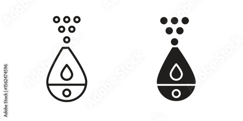 Humidifier icon Black and White Vector Graphic