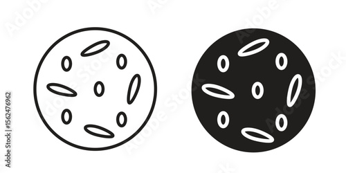 Thalassaemia icon Black and White Vector Graphic