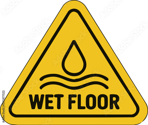 Wet Floor Warning Sign