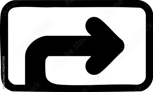 Right Turn Arrow Icon