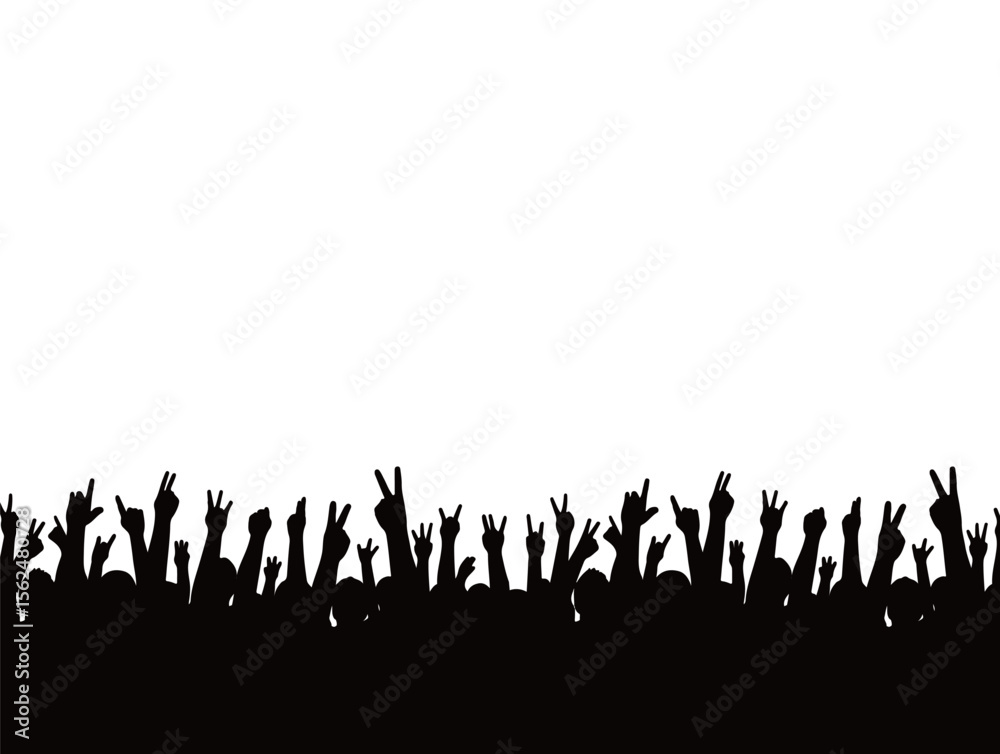 Naklejka premium オーディエンス