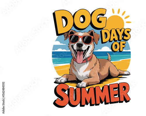 Beat the heat in style! Our “Dog Days of Summer” t-shirt features retro pup vibes, bold colors & comfy fit—perfect for beach days, dog lovers & summer streetwear fashion trends.