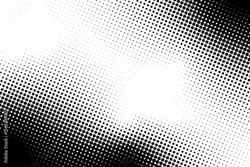 Abstract halftone dot texture comic style with fading gradient. Perfect for retro art, comic effects, and bold modern visuals.
