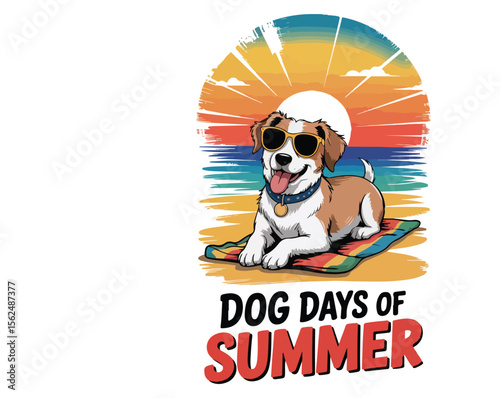 Beat the heat in style! Our “Dog Days of Summer” t-shirt features retro pup vibes, bold colors & comfy fit—perfect for beach days, dog lovers & summer streetwear fashion trends.