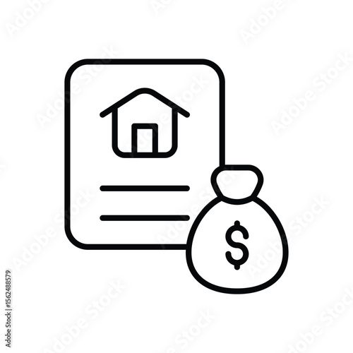 Home Loan icon vector